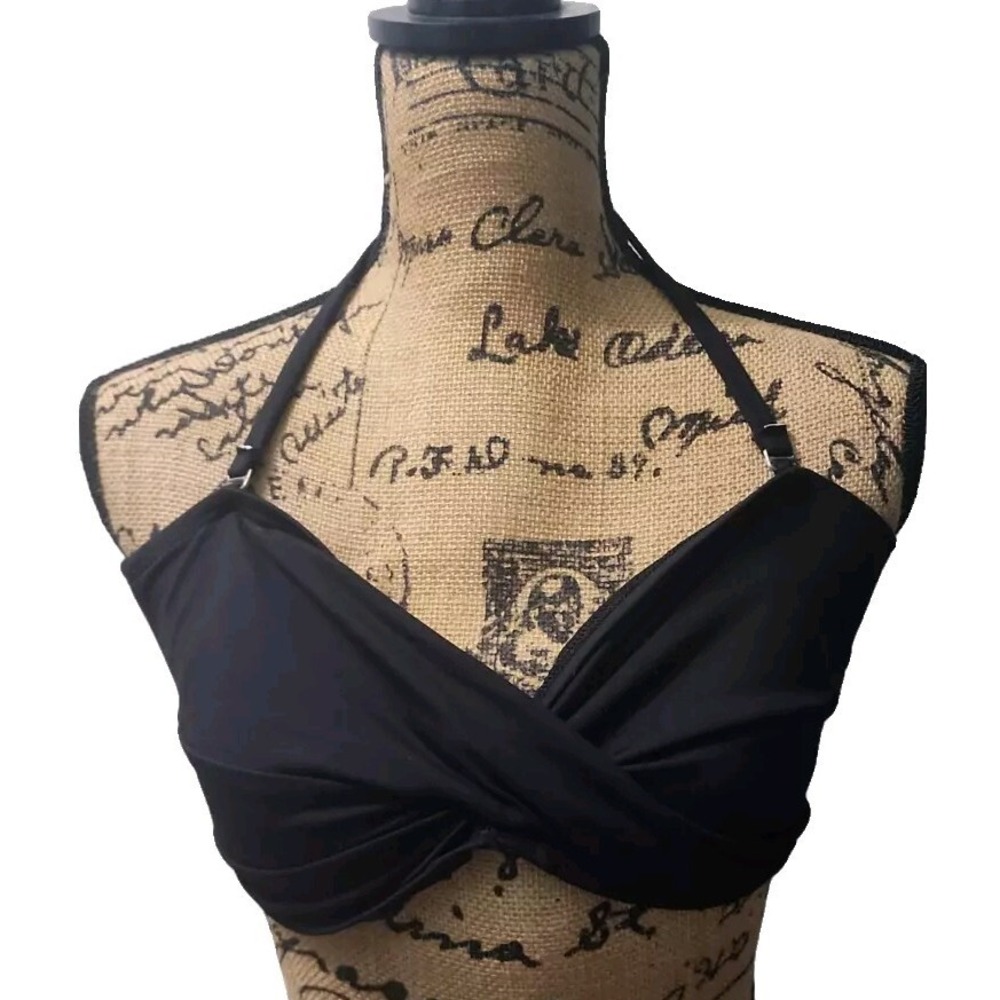 Ralph Lauren Women's Size 14 Twisted Front Bikini Swimwear